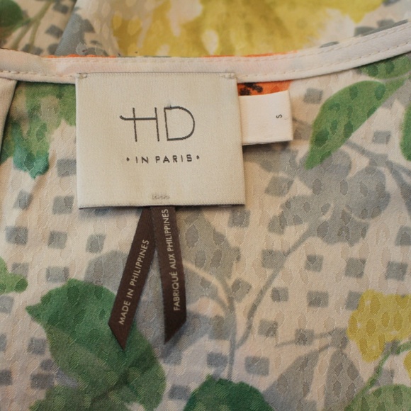 Anthropologie HD Paris Bloomfield Floral Top S - Picture 5 of 5